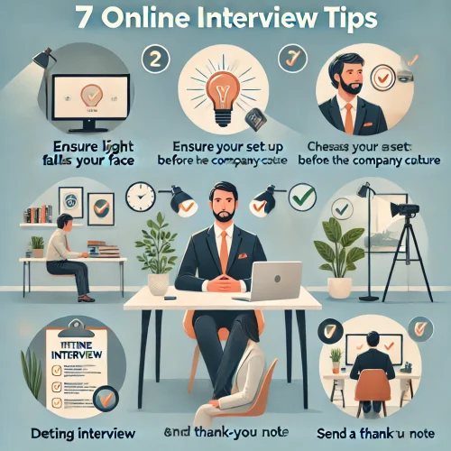 7 Online Interview Tips